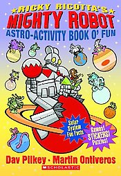 Ricky Ricotta's Mighty Robot Astro-Activity Book O'Fun by Dav Pilkey (2006, Paperback)