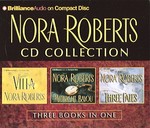 The Villa / Midnight Bayou / Three Fates by Nora Roberts (2005, Abridged, Compact Disc)