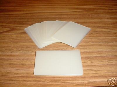 LAMINATING LAMINATOR POUCHES 2-1/2 X 3-5/8 SCHOOL CARD. Please wait