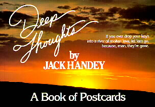 Deep Thoughts Book of Postcards by Jack Handey (1994, Paperback)