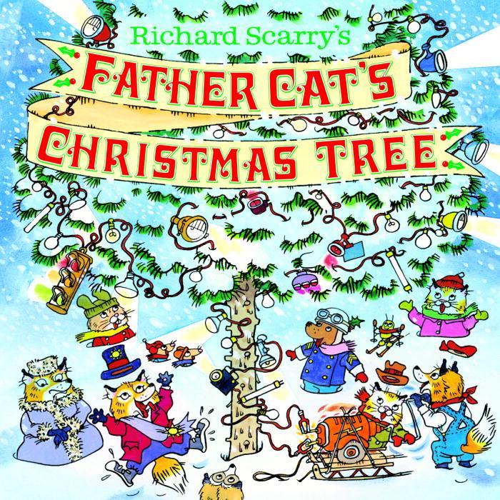 Richard Scarry's Father Cat's Christmas Tree by Richard Scarry (2003, Paperback)