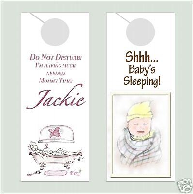 Baby hospital door hangers