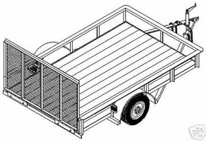 Free Utility Trailer Plans Blueprints