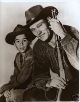 Chuck Connors & Mark From Rifleman Real Photo CLASSIC