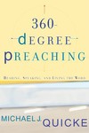 360-Degree Preaching by Michael J. Quicke (2003, Paperback)