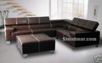 4PC MODERN EURO DESIGN LEATHER SECTIONAL SOFA S205