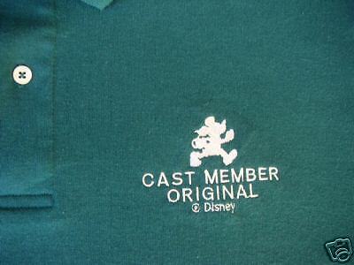 Cast Member Original Disney Polo Shirt Sz Large  