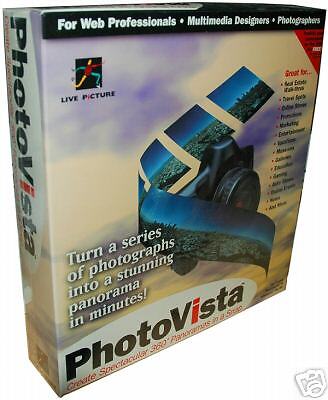 LIVE PICTURE PHOTOVISTA PANORAMA SOFTWARE MAC WINDOWS  