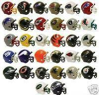 NFL MINI GUMBALL POCKET FOOTBALL HELMET SET  