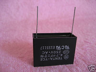 FAN Metallized Capacitor AC 250V 50/60Hz 4.7uF CBB61  