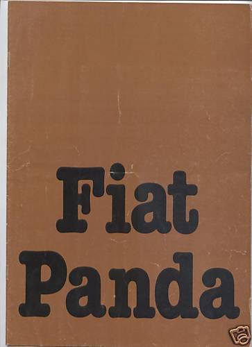 1982 FIAT PANDA BROCHURE (DUTCH)  