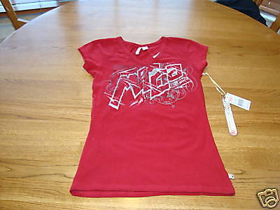 Womens juniors misses Mecca Femme S NWT t shirt NEW red small 28.00^^