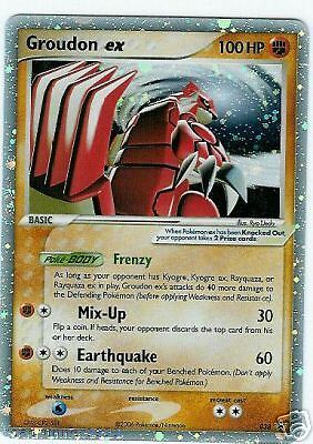 Groudon EX 038 Ultra RARE Star Holo Foil Pokemon Card