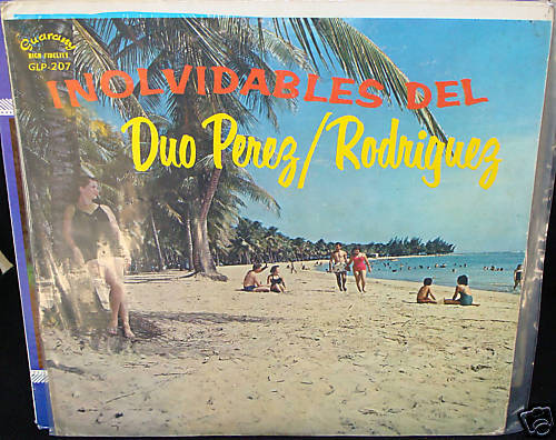 Duo Perez Rodriguez Inolvidables Del Lp VG+  