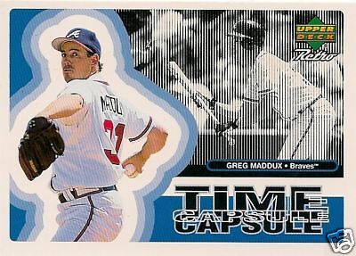 GREG MADDUX 1998 Upper Deck Retro Time Capsule #33 Braves  