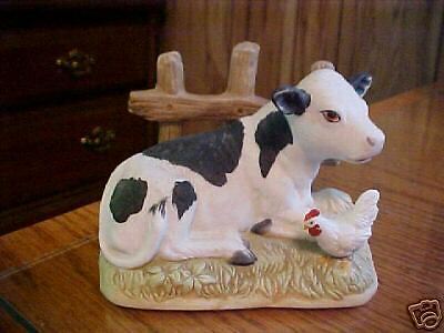 Home Interiors HOMCO HOLSTEIN Calf Figurine #1469  