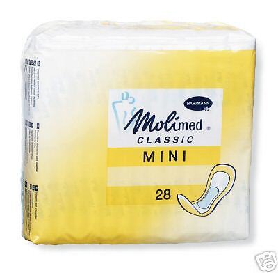 MOLIMED MINI Sanitary INCONTINENCE German Liners, Pads  