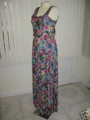 MISSONI unique multicolored long dress size 42  