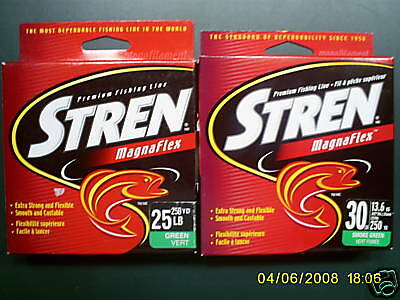 STREN Magnaflex Premiun fishing line (2) Spools= 500yds  