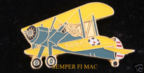 PT-17-STEARMAN-LAPEL-PIN-US-ARMY-AIR-FORCE-NAVY-MARINES-Biplane-Trainer-WOW