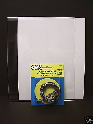 REGULAR PLEXIGLASS FRAMING KIT for picture frames 14x18 or your size 