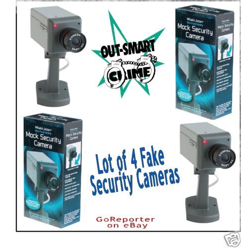 FAKE SECURITY CAMERAS * IMITATION DUMMY MOCK CAMERA  