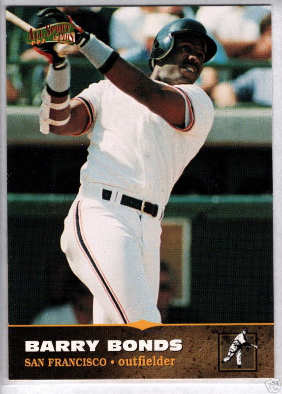 Barry Bonds 1996 All Sport PPF Plus 160