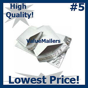 50 #5 (Poly) 10.5x16 Bubble Mailers Padded Envelopes  