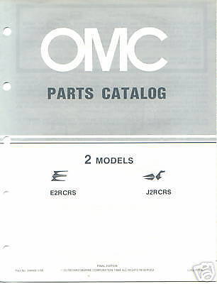1984 OMC Johnson Evinrude 2 HP Outboard Parts Catalog  