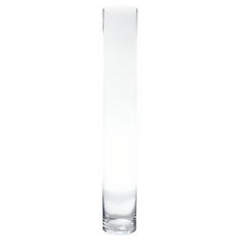 12 24 X 4 Tall Clear Glass Cylinder Vase  