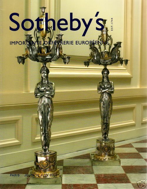 SOTHEBYS IMPORTANTE ORFEVRERIE EUROPEENNE  