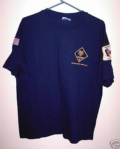 Mt. Diablo / Richmond, CA CUB SCOUTS T shirt, w/patches  