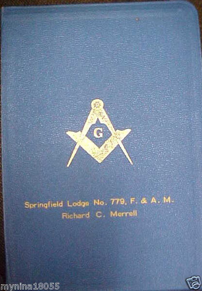 1957 SPRINGFIELD LODGE #779 MASONIC EDITION HOLY BIBLE  