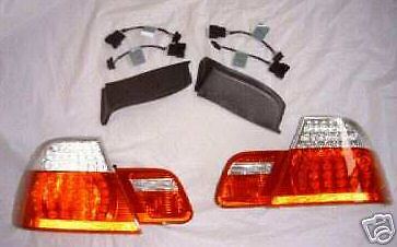 BMW E46 Convertible 99 02 LED Clear Taillight Facelift  