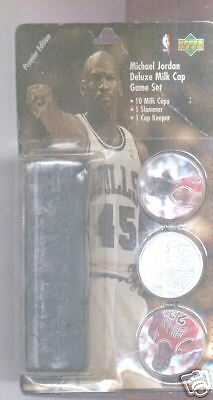 MICHAEL JORDAN DELUXE MILK CAP GAME SET  