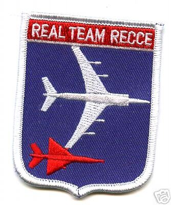 RC 135 REAL TEAM RECCE RIVET JOINT COMBAT SENT PATCH  