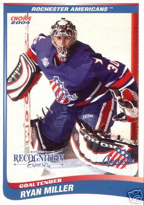 Ryan Miller Buffalo Sabres rookie Rochester Amerks SET  