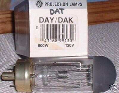 GE Made USA DAY 500/watt SAWYERS Rotomatic Slide Projector Lamp Bulb 