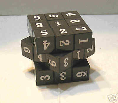 Sudoku Slide Puzzle cube Take the challenge   