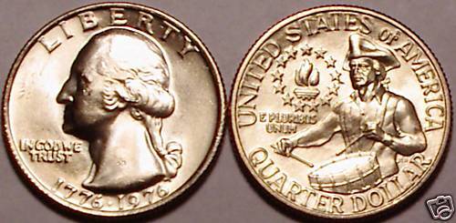 1976 P GEM UNCIRCULATED BICENTENNIAL QUARTER~FREE SHIP~  