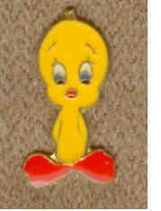 Tweety Bird Warner Brothers Cartoon Old School Hat Pin  