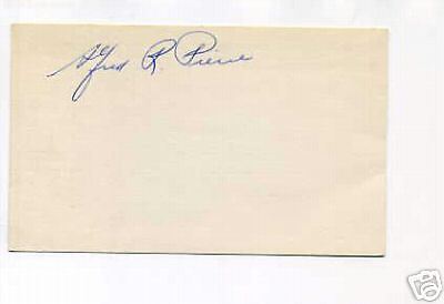 Alfred R. Pierce Mayor of Camden New Jersey Signed Autograph  