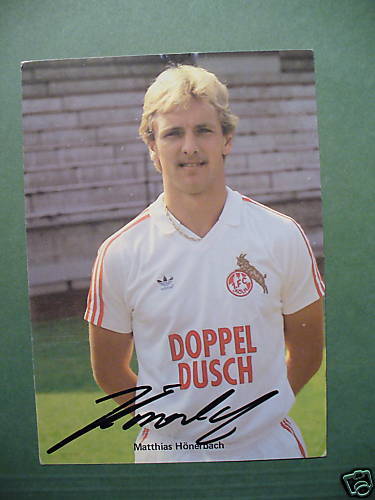 Matthias Hönerbach 1FC Köln handsigniert  