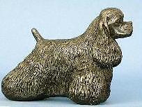 AMERICAN COCKER SPANIEL COLD CAST BRONZE FIGURINE 4.5 LONG #63 006 