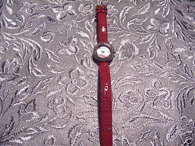 Ladies SWI Vevey PINK Leather Band Watch NIB  