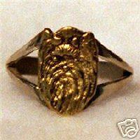 Yorkshire Terrier Yorkie RING Jewelry HEAD STUDY New  