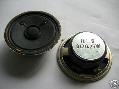 Inch Round Speaker 8 ohm 0.25 watt   New Stock Japan  