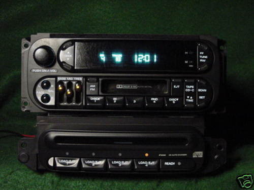Chrysler Jeep Dodge Cassette Radio + 4 CD changer  