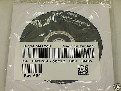 DELL BIOS SERVICE TAG DIAG TECH CD REV A59 6/09 (J1892)  
