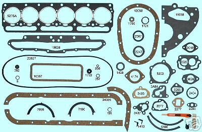 1956 65 AMC Rambler 6 196 OHV Full Engine Gasket Set  